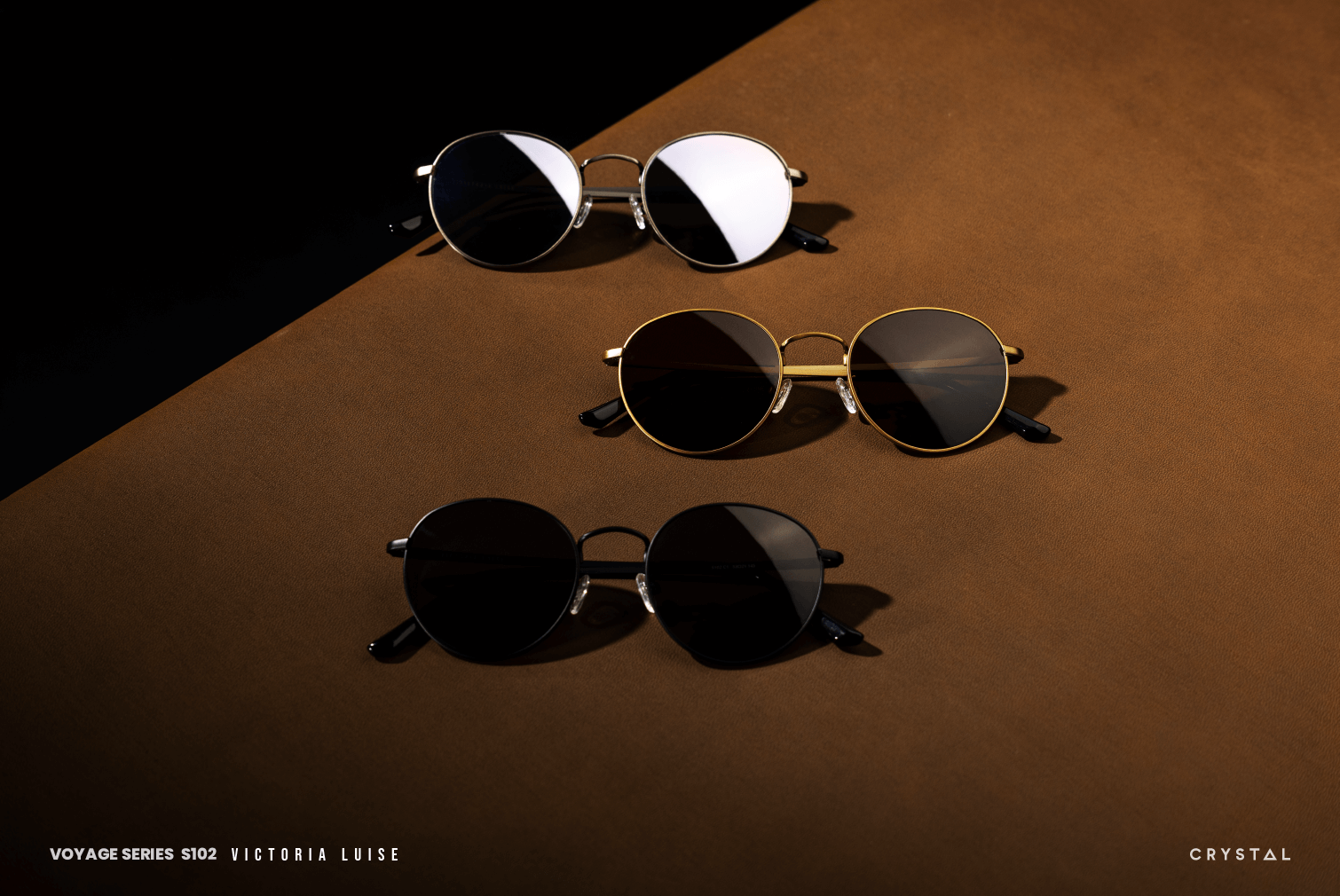 VICTORIA LUISE 圓形款式 ｜2024VOYAGE｜CRYSTAL增艷太陽眼鏡